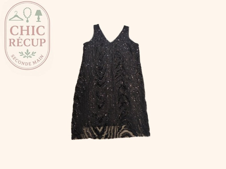 Robe - Reserved - S - Noir - Iscou-15