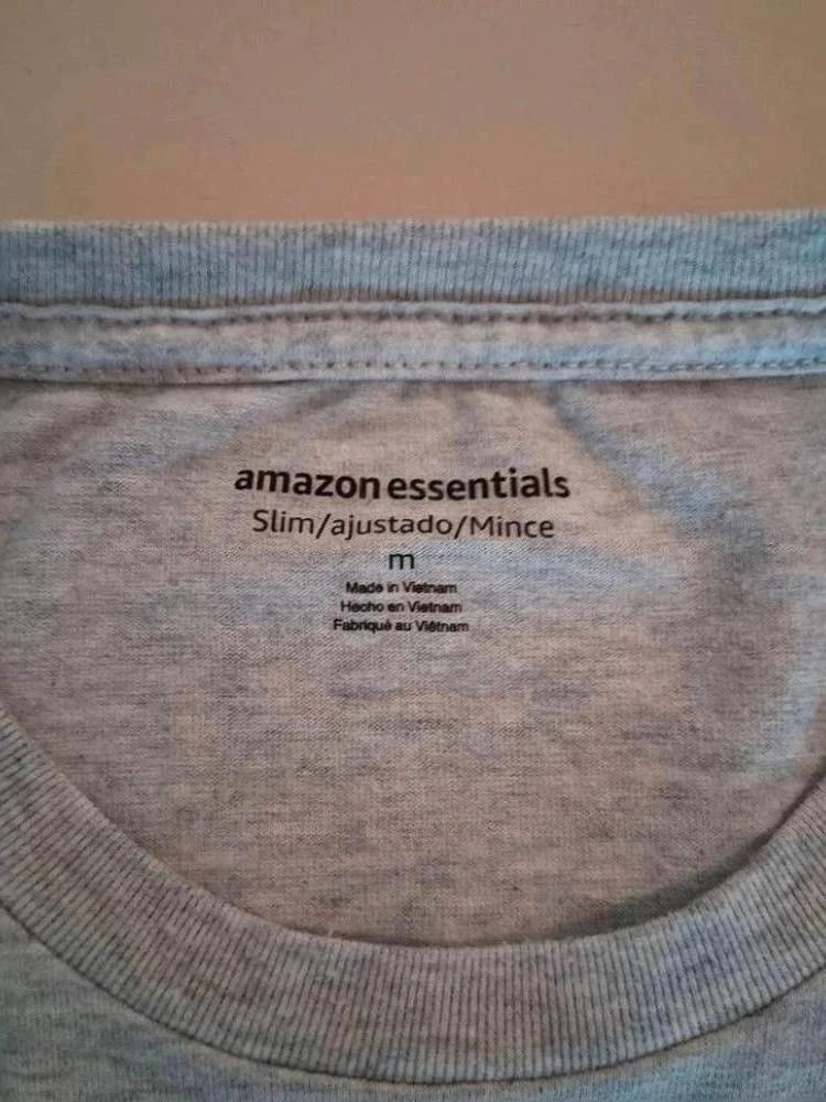 T-shirt Uni Amazon Essentials - M - Gris - Ayzan-61