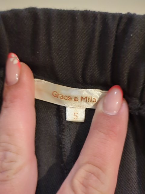 Pantalon droit - Grace & Mila - S - Noir - Coton