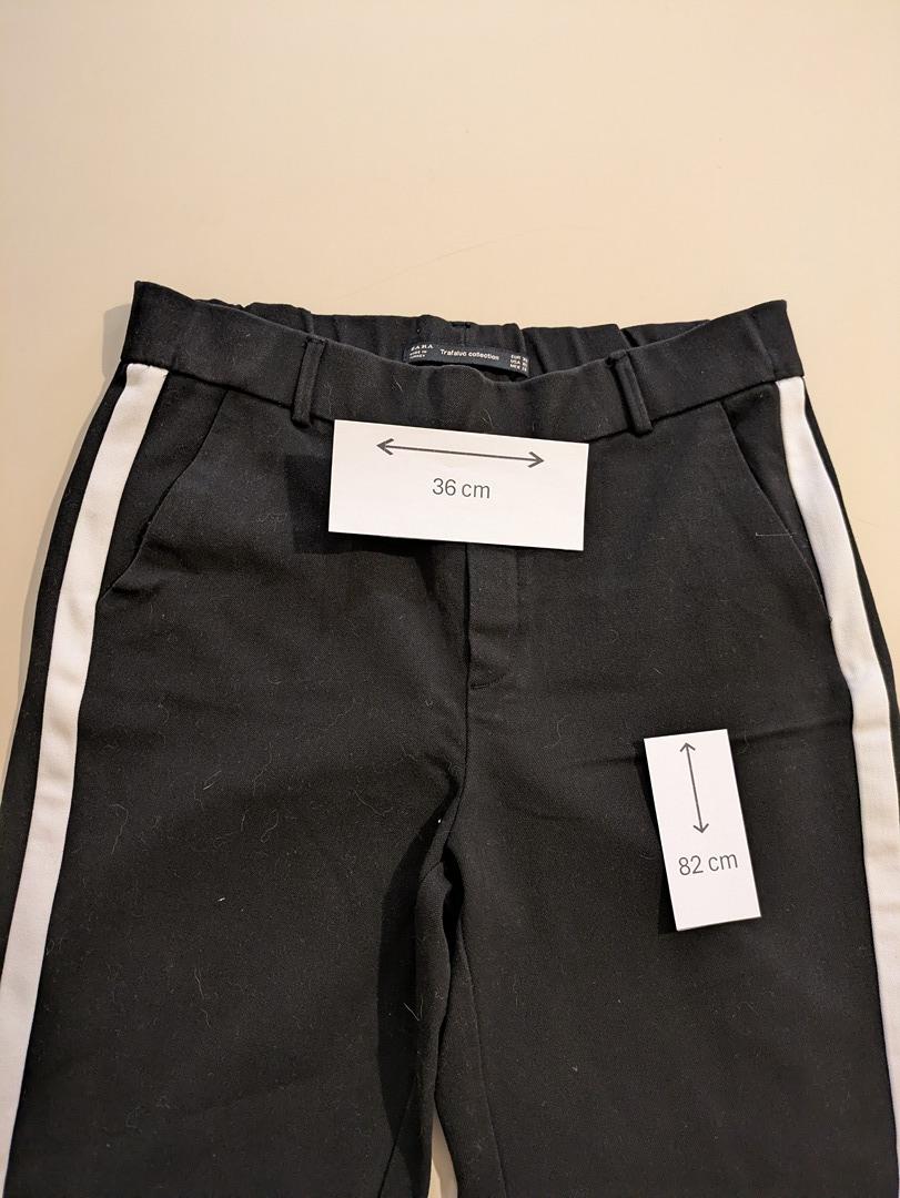 Pantalon Droit Zara - S - Noir - Vabar-06