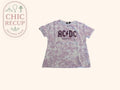 T-shirt Ac/dc - 8 Ans - Lila - Audeb-50
