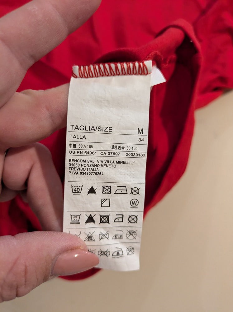 Blouses Manches Longue Benetton - M - Rouge - Qubur-50