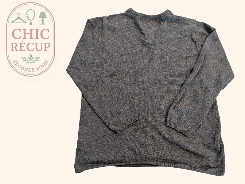Pull Zara Kids - 9 ans / 134 cm - Gris - Olhat-25