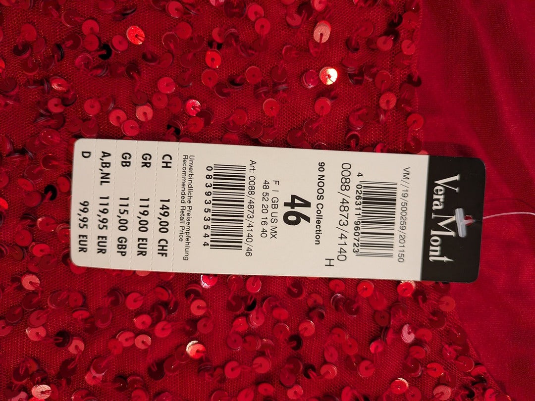 Blouses Manches Courte Vera Mont - 46 - Rouge - Labag-81