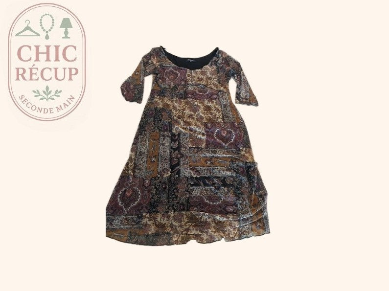 Robe Longue - Desigual - Xxl - Marron - Sasch-30