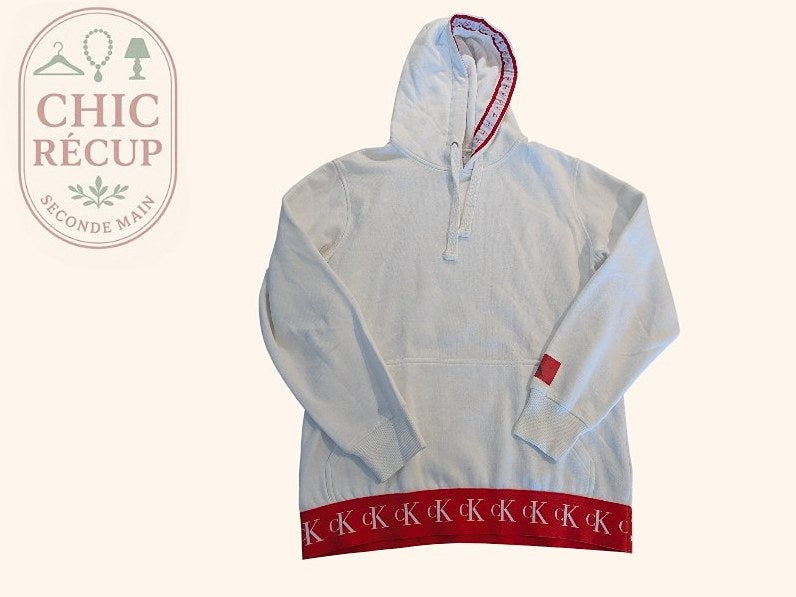 Pull Et Pull A Capuche Calvin Klein Jeans - S - Blanc