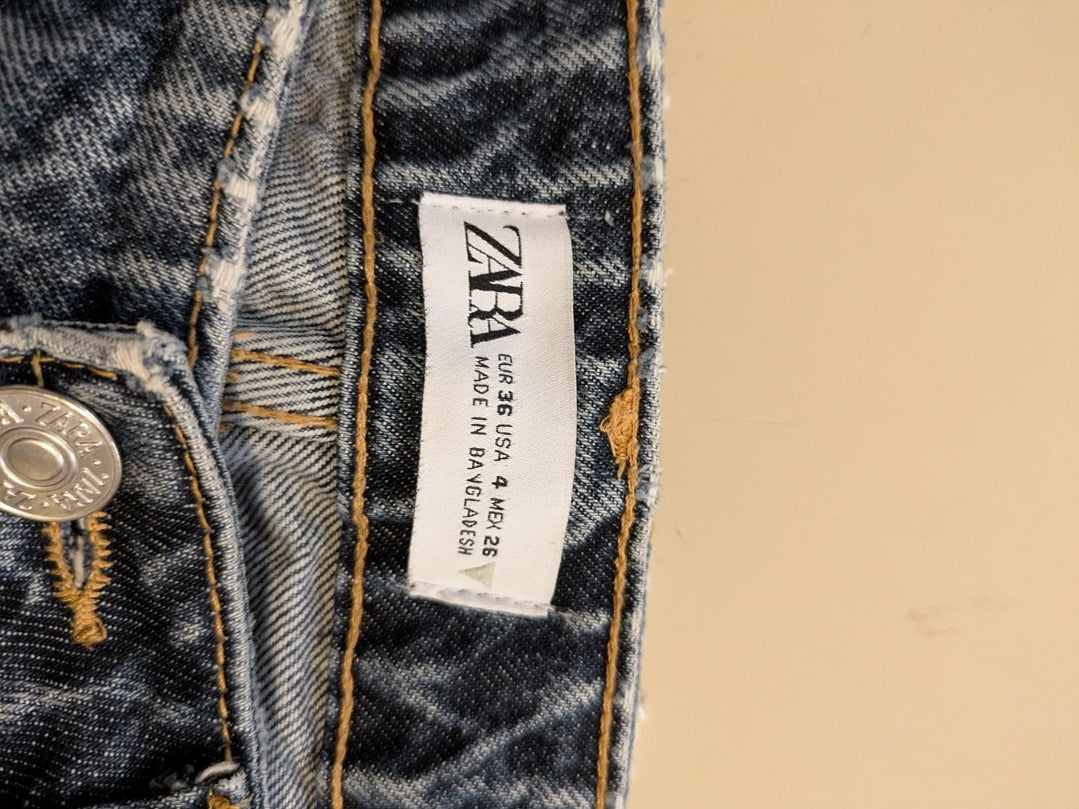 Jeans Skinny Zara - 36 - Bleu - Ancuv-2
