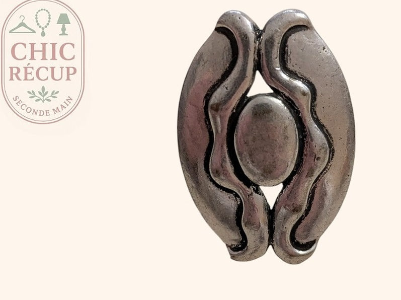 Bague Fantaisie - Ajustable - Argenté - Brhal-67