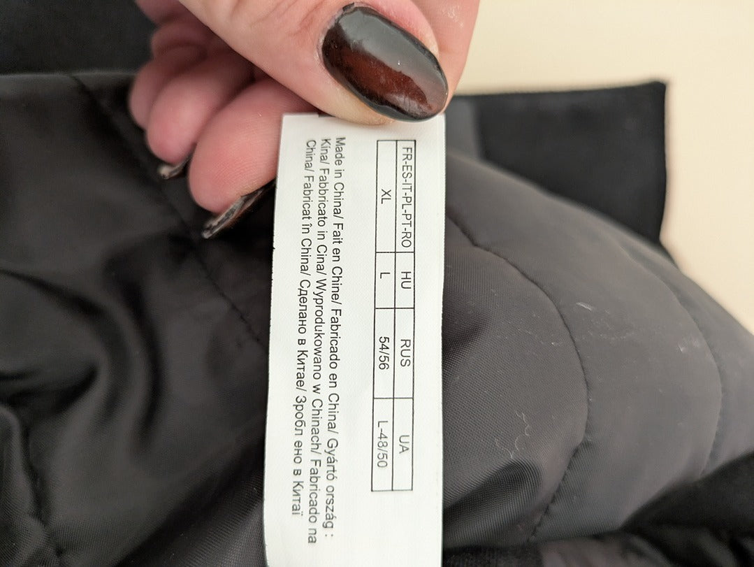 Manteau Long Zara - Xl - Noir - Lulaf-12