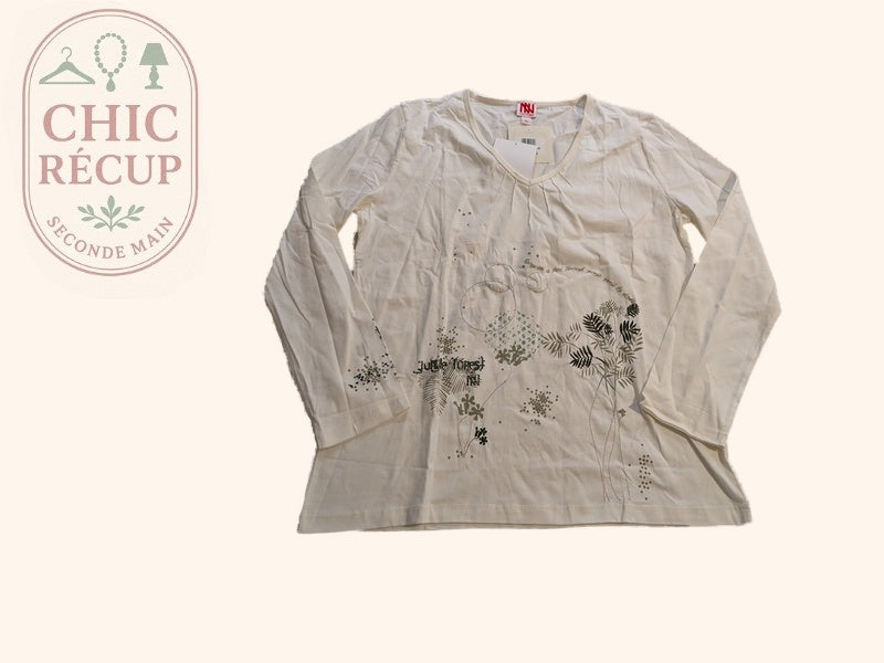Blouse Manches Longues Dorotennis - Xl - Crème - Labag-167