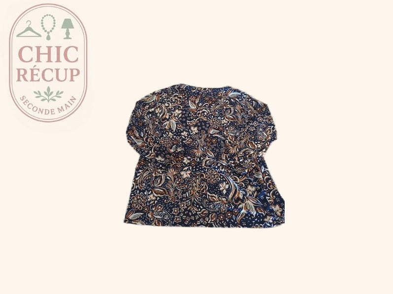 Blouse - Toscane - Fr 42 - Bleu - Sasch-15
