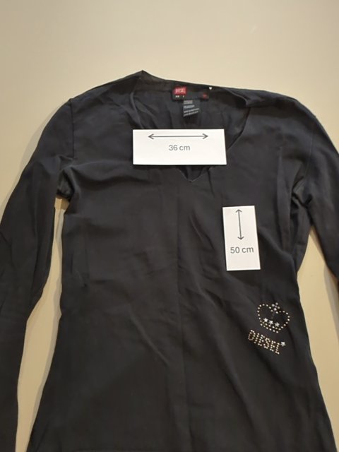 Haut manches longues - Diesel - S - Noir - 00ecala0031