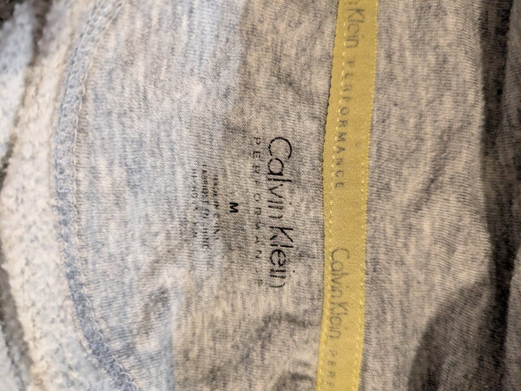 Sweat à capuche cropped Calvin Klein - M - Gris - Performance