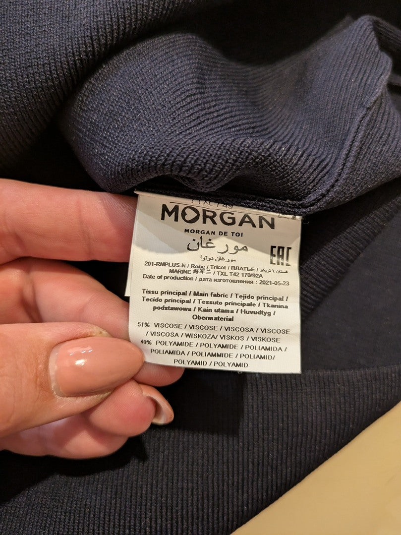 Robe Midi Morgan - Xl - Marine - Myfed-19