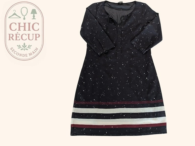 Robe Casual Maé Mahé - Noir - Olhat-62