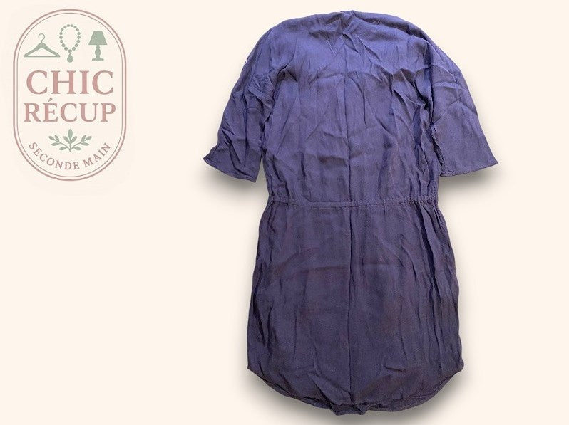 Robe Longue Comptoir Des Cotonniers - S - Marine - Maneg-11