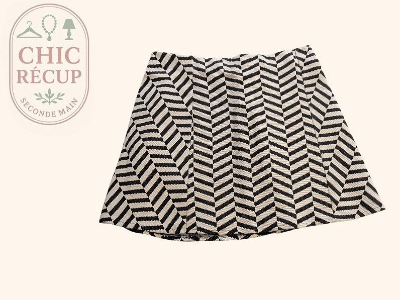 Mini-jupe Zara - 40 - Beige - Paval-58