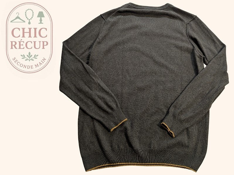 Pull - Elemme Italia - M - Gris - Malat-10