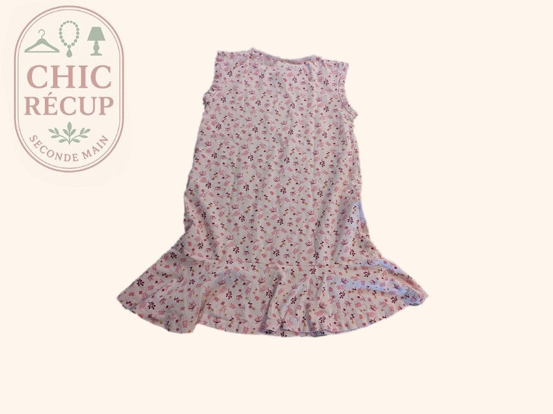 Robe La Twisty Company - 10 ans - Rose - Fleurs