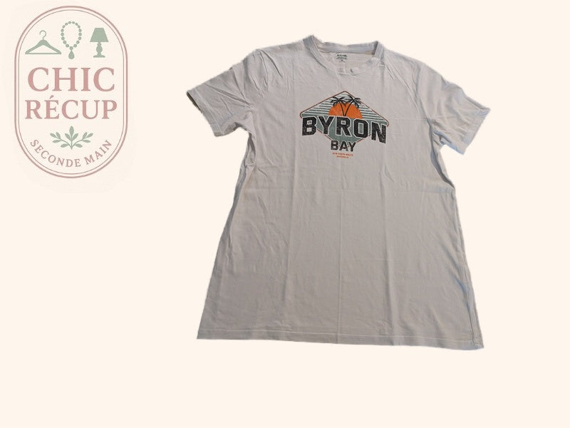T-shirt Imprimé Kiabi - M - Blanc - Audeb-83