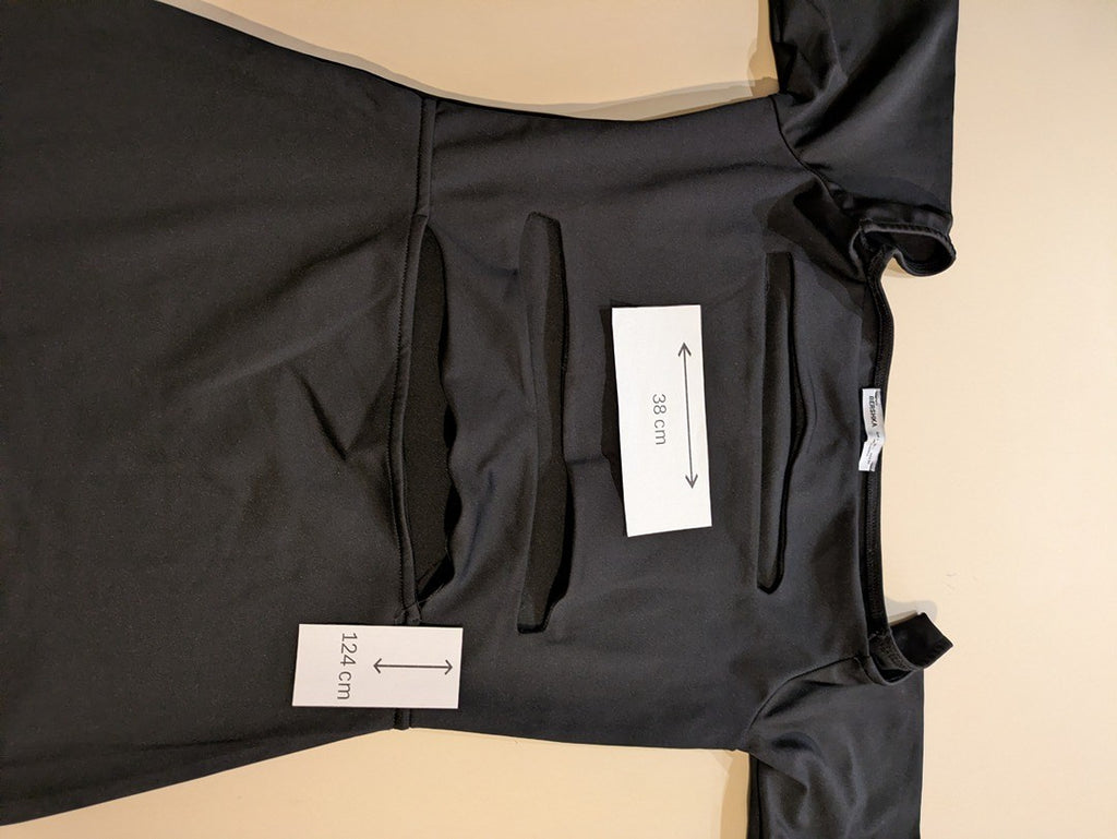 Robe Longue Bershka - L - Noir - Evvio-61