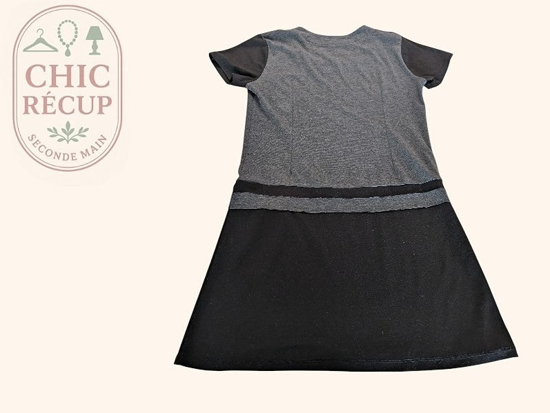 Robe Casual Assuili - M - Gris - Olhat-55