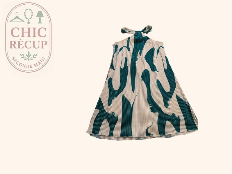 Robe Mini Shein - 38 - Vert - Evvio-59