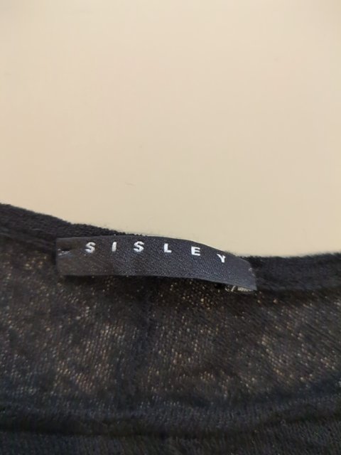 T-shirt - Sisley - Taille Unique - Noir - Sthas-30