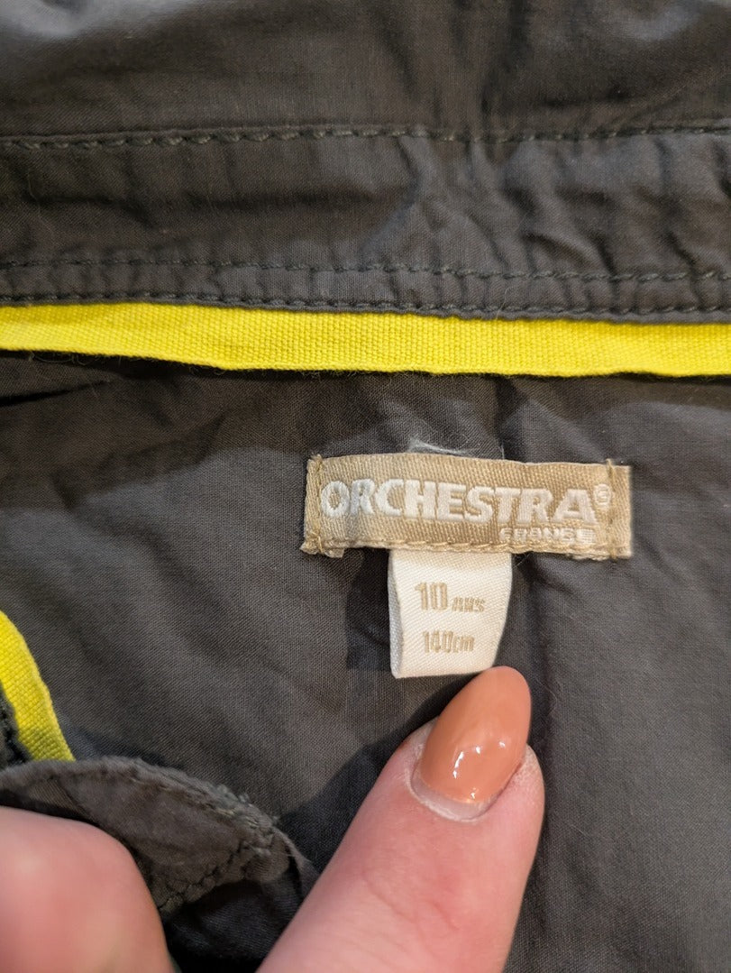 Chemise Manches Courtes Orchestra - 10 Ans - Gris - Mache-51