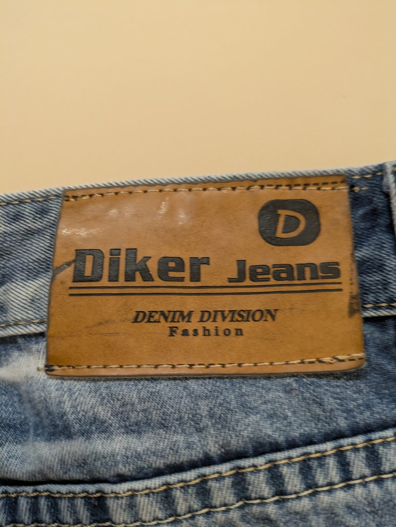Short en jean Diker Jeans - 34 - Bleu - Distressed