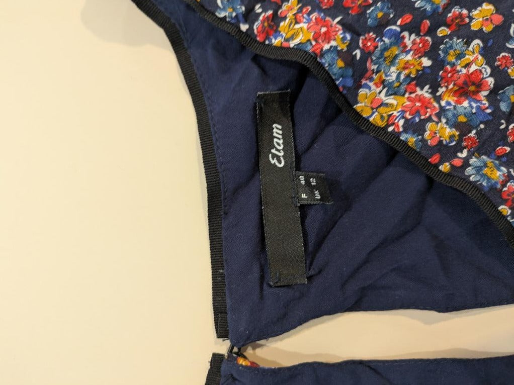Robe Casual Etam - M - Marine - Qubur-111
