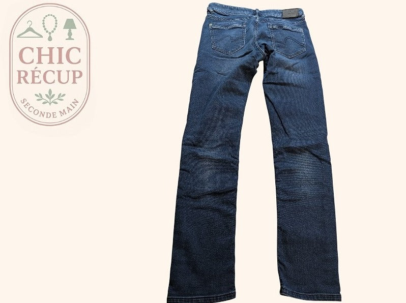 Jeans Slim Jules - M - Marine - Paval-3