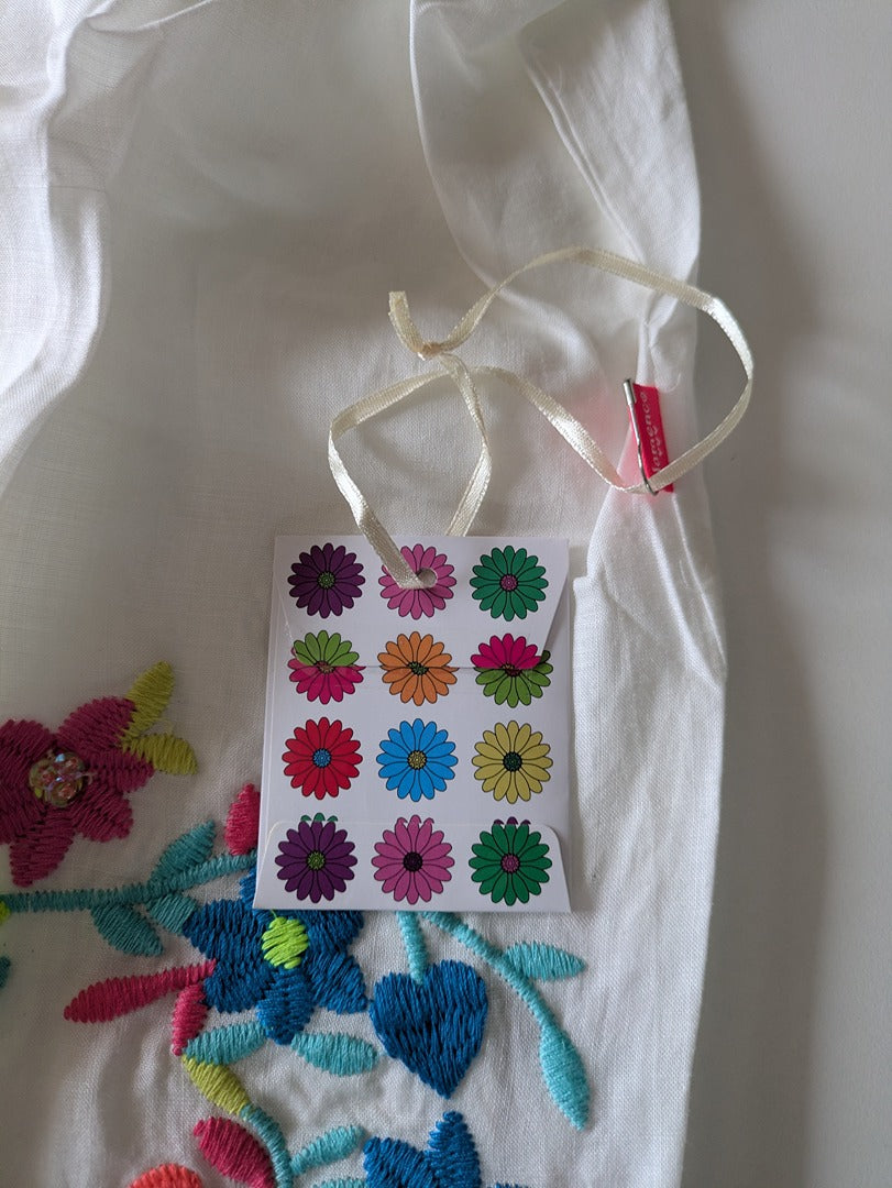 Blouse Flamenco - M - Blanc - Salma