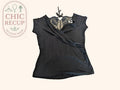 Top Sans marque - M - Noir - Dentelle