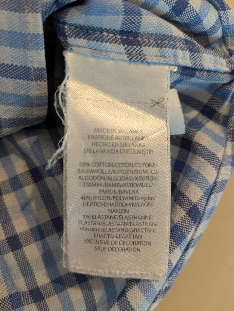 Chemise Ralph Lauren à carreaux bleus pour homme