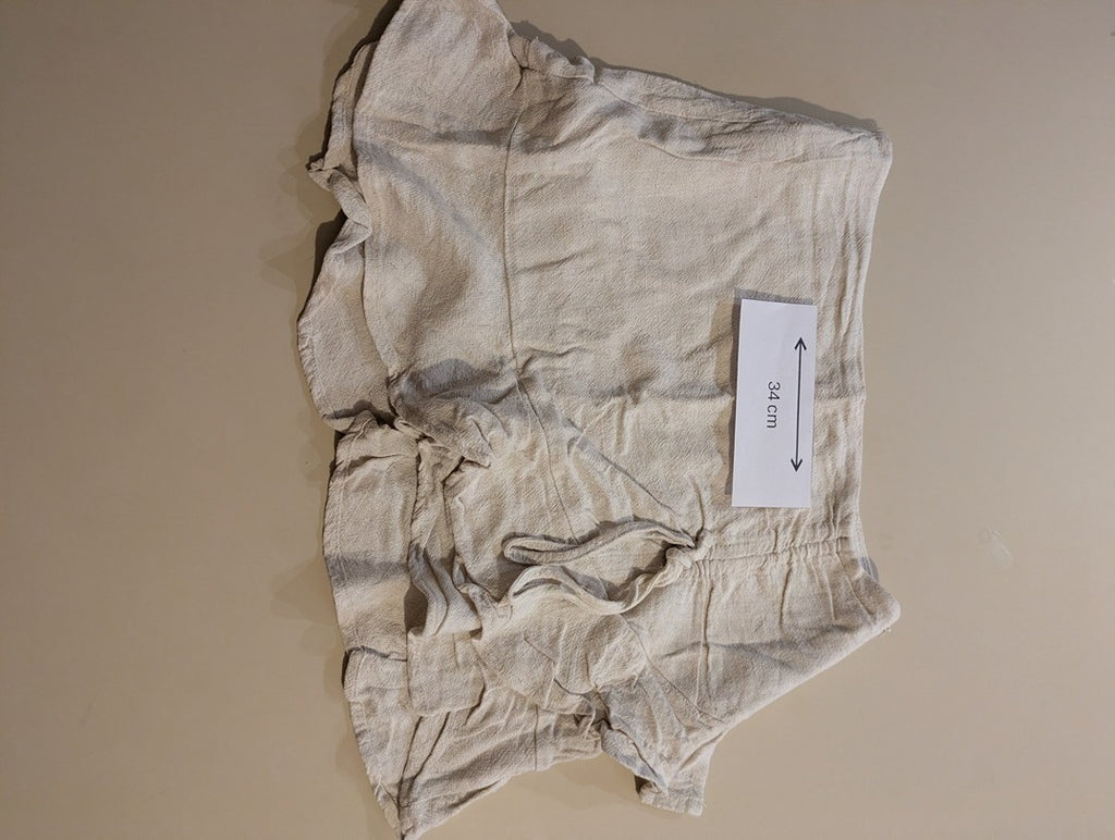 Jupe-short Stradivarius - 36 - Crème - Mache-06