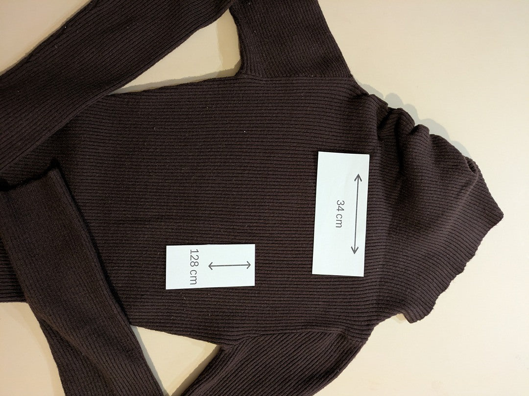 Robe Longue Bershka - Xs - Marron - Olaga-12