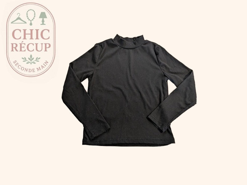 Chemise Manche Longue Shein - 9 Ans - Noir - Audeb-52