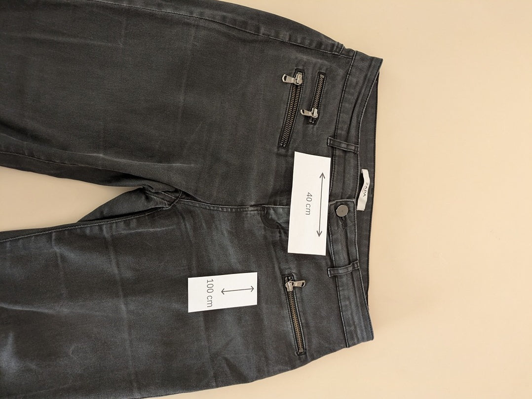 Jeans Skinny Zapa - M - Gris - Olhat-77