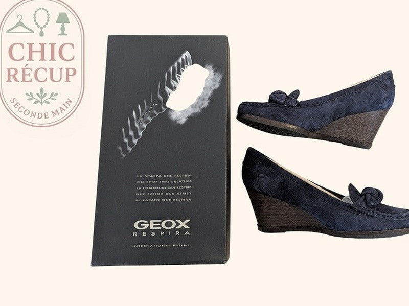 Chaussures à talons Geox - 37 - Marine - Labag-3