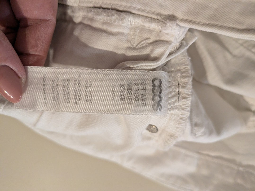 Jeans Slim Asos - M - Blanc - Chtri-18