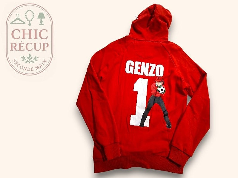 pull et pull a capuche Celio rouge taille M