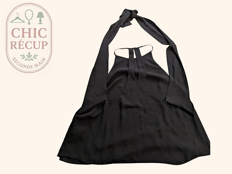 Tops Court Zara - 38 - Noir - Malat-23