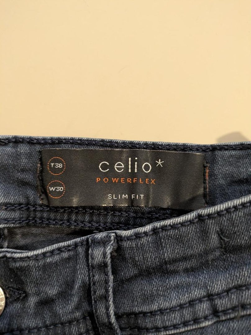 Jeans Slim Celio - S - Bleu - Paval-12