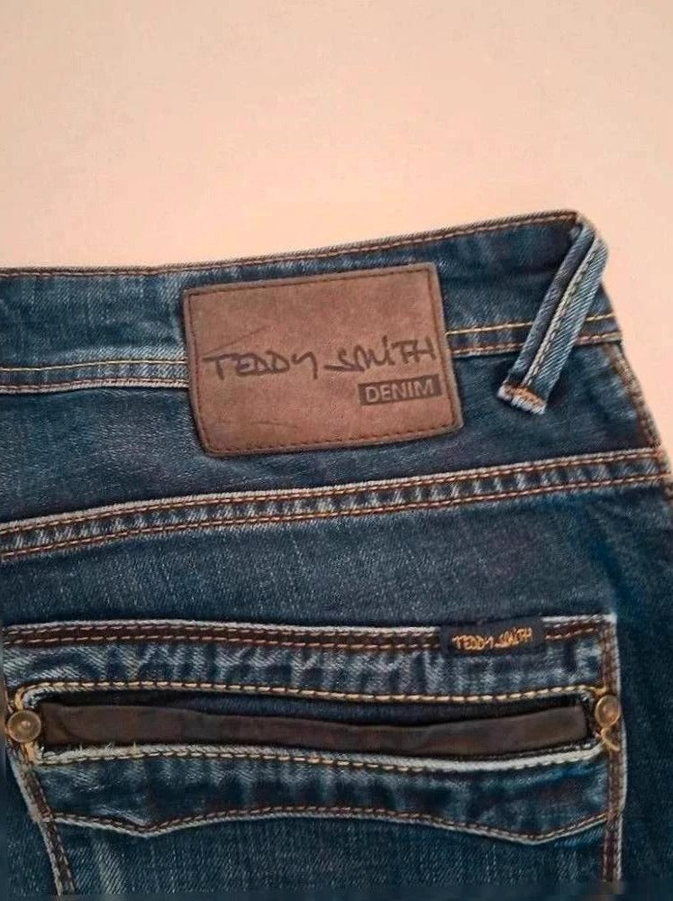 Jeans Coupe Droite Teddy Smith - L - Bleu - Ayzan-12
