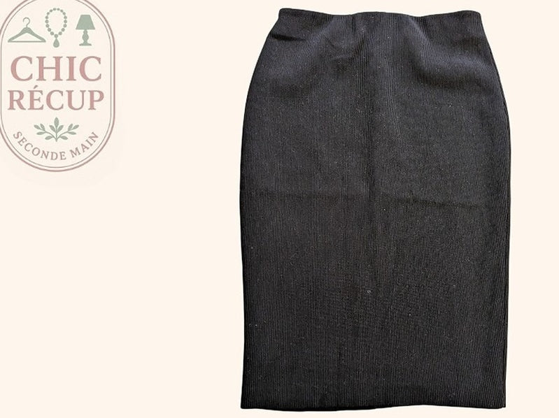 Jupes Mi-longue Mango - S - Noir - Joghi-11