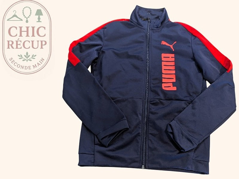 Gilets Zippe Puma - 13 Ans - Marine - Olhat-31