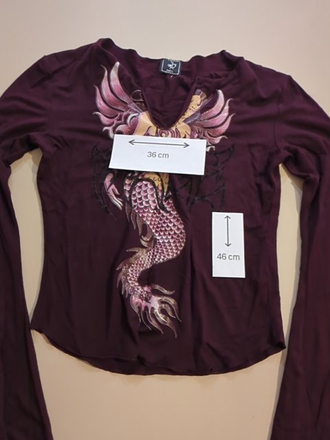 Blouse - Free For Free - S - Bordeaux - Sthas-31