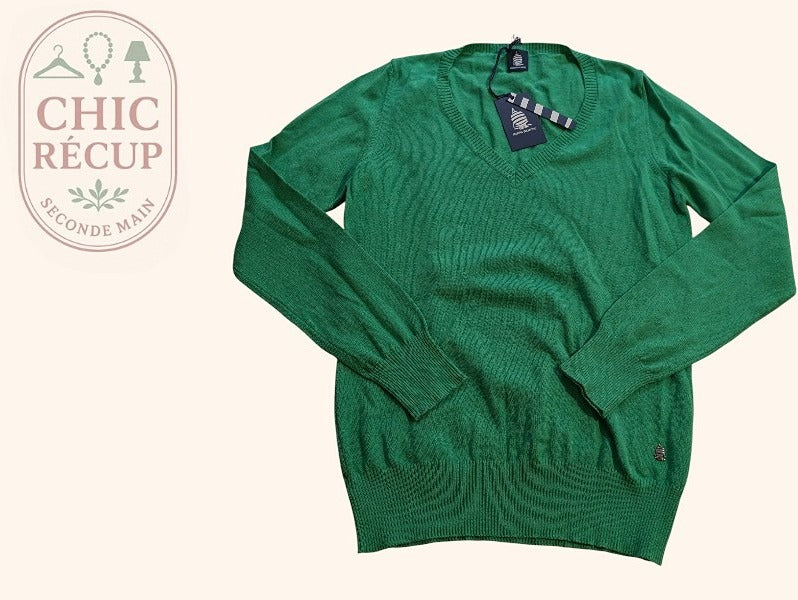 Pull Col V Marina Yatching - Xl - Vert - Labag-23