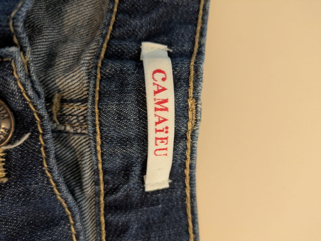 Short En Jean Camaïeu - 40 - Bleu - Evvio-20